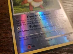 Pokemon Eevee 59/111 Rising Rivals Reverse Holo LP - Image 4