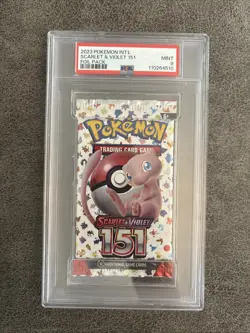Pokemon 151 Authentic Sealed Booster Pack English PSA 9 Mint - Image 1
