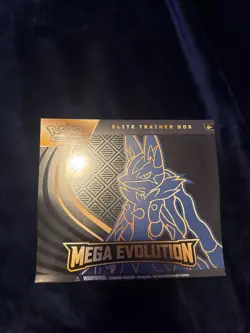 Pokemon Center Mega Evolution Lucario ETB Elite Trainer Box BRAND NEW Sealed - Image 1