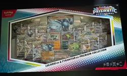 Pokemon Prismatic Lucario ex Tyranitar ex Premium Collection Sams Club, In Hand! - Image 1