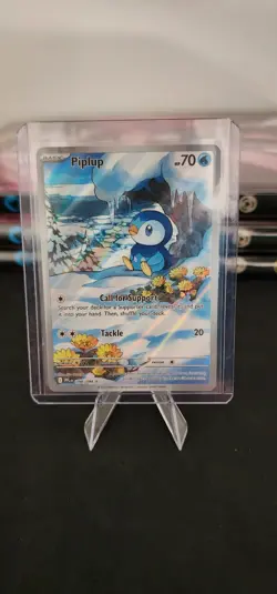 Pokemon TCG Piplup Illustration Rare 098/094 Phantasmal Flames - Pack Fresh - Image 1