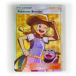 Pokemon - Pokemon Breeder - 73/73 - SM Shining Legends - Full Art Trainer - Image 1