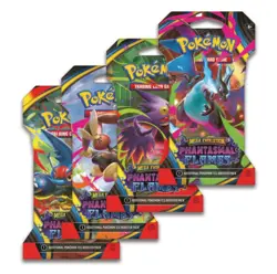4x Phantasmal Flames Sleeved Booster English Pokemon TCG Random Art - Image 1