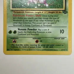 1999 Pokemon Jungle Venomoth Unlimited #29/64 Non-Holo Rare NEAR MINT - Image 4