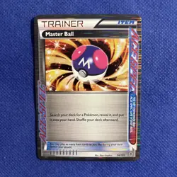Master Ball 94/101 Ace Spec Holo Rare Plasma Blast - Pokemon TCG Pack Fresh - NM - Image 1