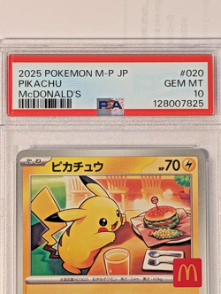 Pokemon Pikachu McDonald's Happy Meal Promo PSA 10 GEM MINT Japanese 020/m-p 20 - Image 3
