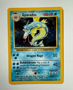 Gyarados Base Set 6/102 Holo Rare 1999 WOTC Near Mint Vintage Pokemon TCG - Image 3