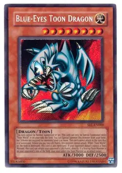 Blue-Eyes Toon Dragon - SRL-EN000 - Secret Rare - Unlimited Edition NM Yugioh Sp - Image 1