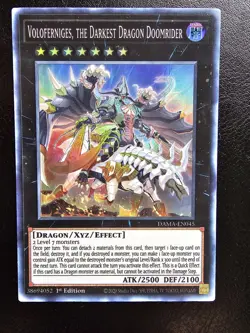 Voloferniges, The Darkest Dragon Doomrider Super Rare DAMA-EN045 1st Edition - Image 1