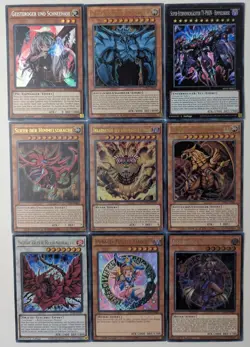 100 YuGiOh Holo Karten Sammlung Lot Paket Garantiert 100% Deutsch Foil Near Mint - Image 1