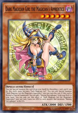 Yugioh ALIN-EN004 - Dark Magician Girl the Magician's Apprentice - Secret Rare - Image 1