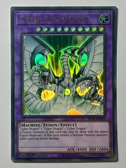 Cyber End Dragon SDCS-EN041 (NM) Ultra Rare Cyber Strike Structure Deck YuGiOh! - Image 1