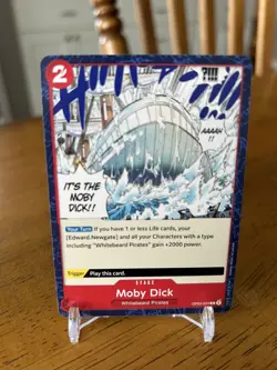 One Piece Card Game Moby Dick Paramount War OP02-024 - Image 1