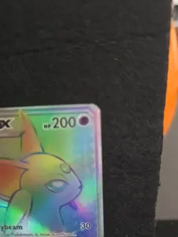 2017 Pokemon TCG Sun & Moon Espeon GX Rainbow Secret Rare Card 152/149 LP - Image 5