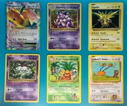 Pokemon XY-Evolutions Holo Lot [Zapdos, Mew, Dragonite, Nidoking] (6 cards) - Image 1