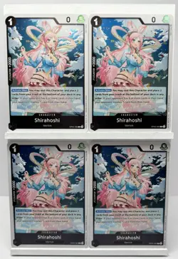 Shirahoshi OP05-082 Awakening of the New Era Foil X4 Cards - Image 1