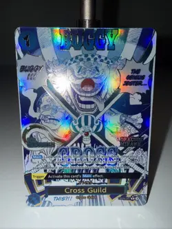 Manga Cross Guild OP09-057 Buggy ONE PIECE Card The Best vol.2 English PRB-02 - Image 1