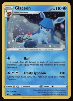 Glaceon - SWSH192 SWSH: Sword & Shield Promo Cards Pokemon TCG LP - NM - Image 1