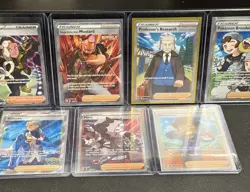 Pokemon Sword And Shield Ultra Rare Full Art Trainer Pokemon Card Lot Of 7 Cards - Image 1