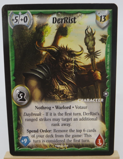 WARLORD Saga of the Storm CCG Nothrog Votaur Character Card - DERRIST 100/120 - Image 1