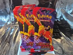 ⭐✨5 Pokemon Destined Rivals Sleeved Booster Pks 🌟 50 Cards‼✨ ⭐ - Image 4