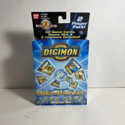 Digimon Cards Digi Battle 2 Player Starter Set Pack 1st Edition - New Sealed - Image 1