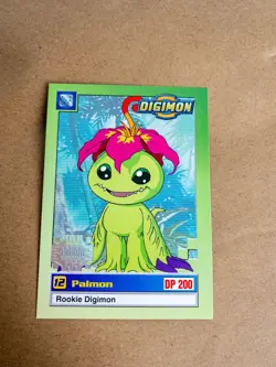 Digimon Animated Series Card Exclusive Preview Silver Stamp Palmon #15 of 34 - Image 1