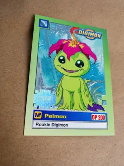 Digimon Animated Series Card Exclusive Preview Silver Stamp Palmon #15 of 34 - Image 2