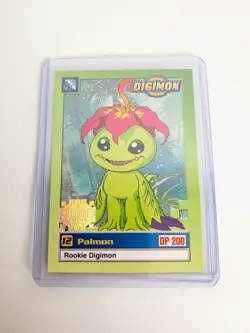 Digimon Animated Series Card Exclusive Preview Silver Stamp Palmon #15 of 34 - Image 5