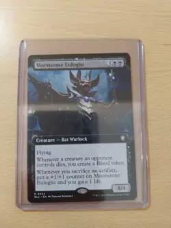 Moonstone Eulogist Borderless Rare, Bloomburrow Commander #054, MTG Magic - Image 1