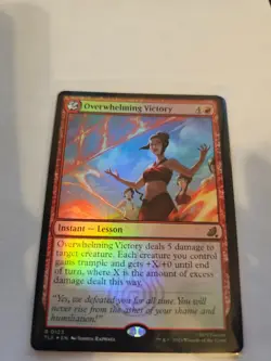 Overwhelming Victory FOIL MTG Avatar: TLA Eternal-Legal Nm/M *ON HAND* - Image 1