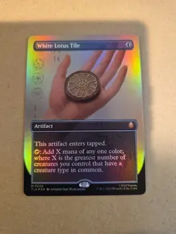 White Lotus Tile - Borderless Foil - Avatar The Last Airbender - Image 1