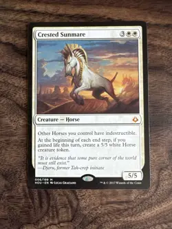 Crested Sunmare - Hour of Devastation - LP - MTG - Image 1