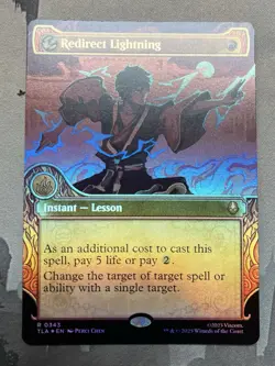 MtG Foil Showcase Redirect Lightning TLA Avatar Last Airbender Magic - Image 1