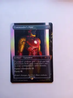 Commander's Plate (1733) (Rainbow Foil) Secret Lair Drop Foil - Image 1