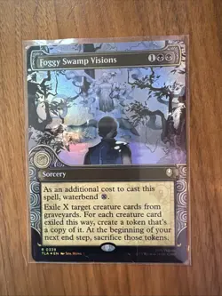Magic: The Gathering Foil Foggy Swamp Visions Showcase Near Mint Avatar - Image 1