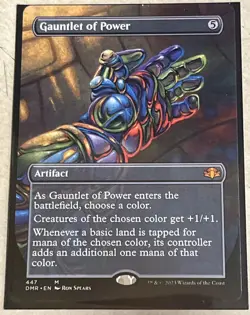Gauntlet of Power (Borderless) Dominaria Remastered Regular - Image 1