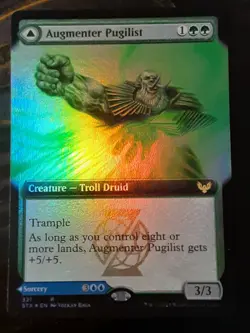 Augmenter Pugilist Extended Art FOIL , Strixhaven SoM ,NM,MTG,FREE SHIPPING - Image 1