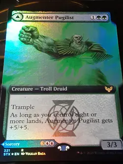 Augmenter Pugilist Extended Art FOIL , Strixhaven SoM ,NM,MTG,FREE SHIPPING - Image 2