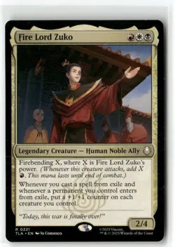 Fire Lord Zuko Avatar: The Last Airbender Regular 221 - Image 1