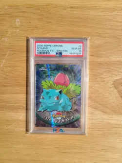 Pokemon Topps Chrome Spectra Ivysaur PSA 10 GEM MINT - Image 1