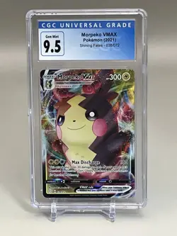 Pokemon- CGC 9.5 (10) - Morpeko VMAX - Shining Fates (SHF) 038/072 - Image 1