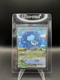 Pokemon TCG Paldean Fates Bubble Mew EX 232/091 - Image 1