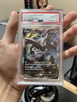 Pokemon TCG Lugia v Alt Art Silver Tempest #186 PSA 10 Gem Mint - Image 1