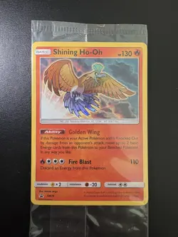 Pokemon TCG - Shining Ho-Oh SM70 Black Star Promos Sealed NM+ - Image 1