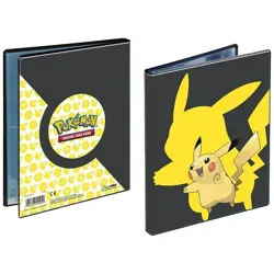 Pokemon TCG: Black Pikachu 4-Pocket Ultra Pro Binder Portfolio - Image 1