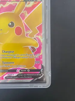 CARTE POKEMON PIKACHU V 170/185 PCA 9 FR ULTRA RARE EB VOLTAGE ECLATANT - Image 4