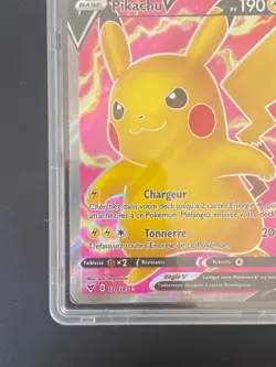 CARTE POKEMON PIKACHU V 170/185 PCA 9 FR ULTRA RARE EB VOLTAGE ECLATANT - Image 5