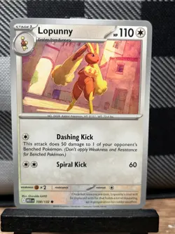 Pokemon TCG: Lopunny 108/132, Mega Evolutions - Image 1