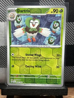 Pokemon TCG: Dartrix 4/64, Shrouded Fable _ REVERSE HOLO - Image 1